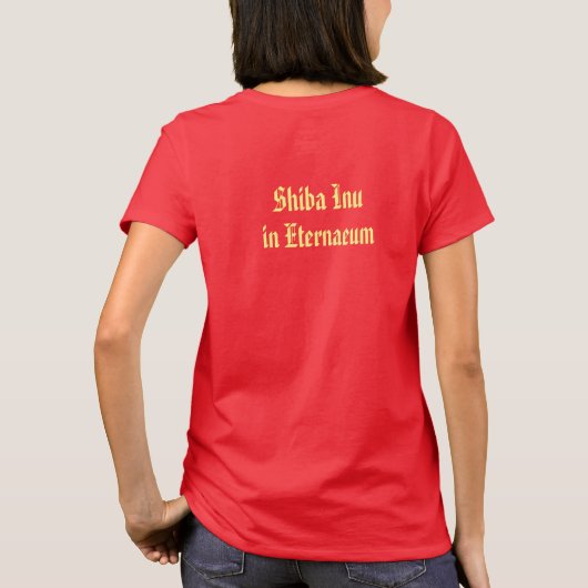 Shibasの女王 Tシャツ (裏面)