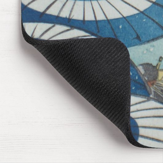 Shibata Zeshinの桜の春の観覧 マウスパッド (コーナー)