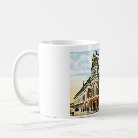 Shibe公園、フィラデルヒィアのPAのヴィンテージの野球 コーヒーマグカップ (左)