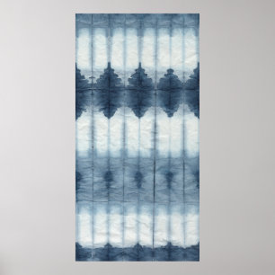 Shibori Indigioのプリント ポスター