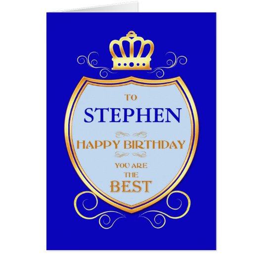 Shieldを使用して名前誕生日を追加する (正面)