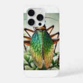 Shield Backed Katydid 230924IREF220 - Watercolor iPhoneケース (裏面)