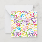 Shiftドレスギフトパーソナライズされたエンクロージャカード ノートカード (裏面)