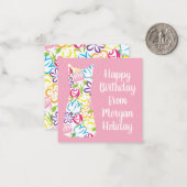 Shiftドレスギフトパーソナライズされたエンクロージャカード ノートカード (正面/裏面インサイチュ)