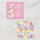 Shiftドレスギフトパーソナライズされたエンクロージャカード ノートカード (正面/裏面)