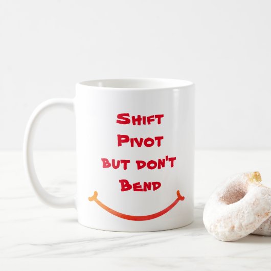 Shift Pivotがコーヒマグを曲げない コーヒーマグカップ (ドーナツ)