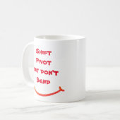 Shift Pivotがコーヒマグを曲げない コーヒーマグカップ (正面左)