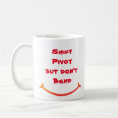 Shift Pivotがコーヒマグを曲げない コーヒーマグカップ (左)