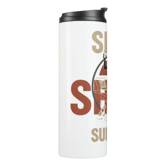 Shift Show Surviver ---ナースおもしろいバーンアウトバッジ タンブラー (回転左)