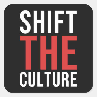 Shift The Culture スタックロゴ スクエアシール