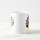 Shifta -バイクもしくは自転車に乗る人は動物の©のマグです コーヒーマグカップ (中央)