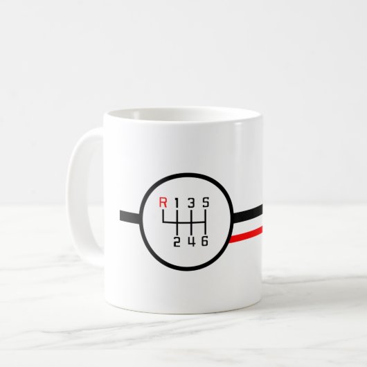 Shifter - Caja de cambios コーヒーマグカップ (正面左)