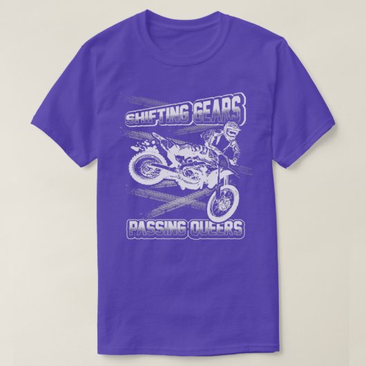 Shifting gears Passing queers  Tシャツ (デザイン正面)