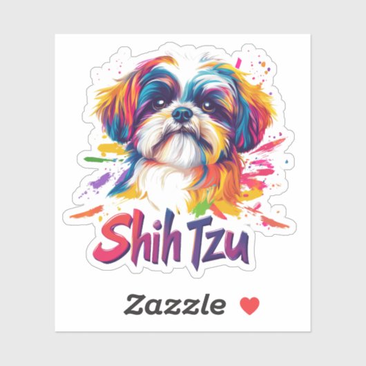 Shih Tzu シール (シート)