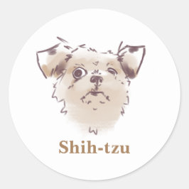Shih-tzu ラウンドシール