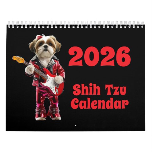 Shih Tzu Calendar カレンダー (カバー)