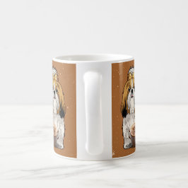 Shih Tzu Chocolate Mug – Cute Dog & Hot Cocoa  コーヒーマグカップ