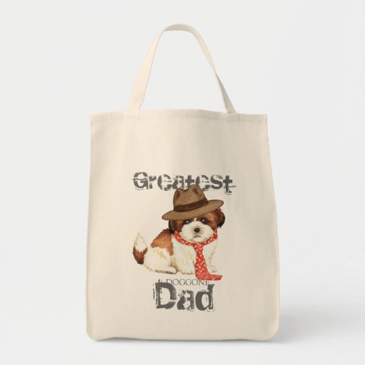 Shih Tzu Dad トートバッグ (正面)