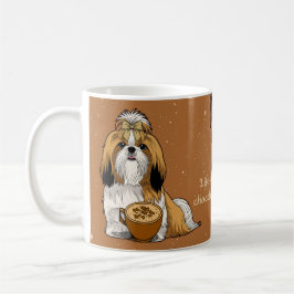 Shih Tzu Dog Caramel Coffee Mug  コーヒーマグカップ