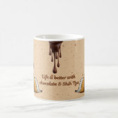 Shih Tzu Dog Cream Mug コーヒーマグカップ (中央)