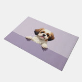 Shih Tzu Dog Doormat Art ドアマット (アングル)
