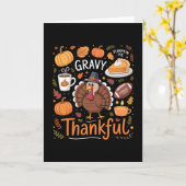 Shih Tzu Dog Fall Scarf Dogs Autumn Leaves Thanksg カード (黄色い花)