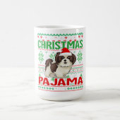 Shih Tzu Dog Lover Hats Ugly | Christmas Gift コーヒーマグカップ (中央)