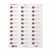 Shih Tzu Dog Return Address Labels ラベル (フルシート)