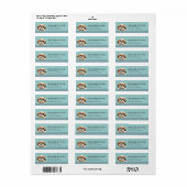 Shih Tzu Dog Return Address Labels ラベル (フルシート)