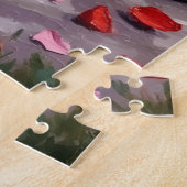 Shih Tzu Dog Valentine's Day ジグソーパズル (側面)