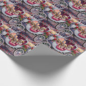 Shih Tzu Dog Valentine's Day ラッピングペーパー (角)