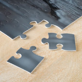 Shih Tzu Dogs Christmas Snow Holiday ジグソーパズル (側面)