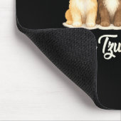 Shih Tzu Grandma Cute Dog Lover Gift Funny Women P マウスパッド (コーナー)