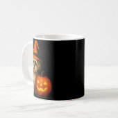 Shih Tzu Halloween Pumpkin Dog Costume Family Matc コーヒーマグカップ (正面左)