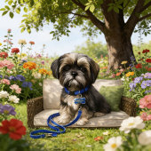 Shih Tzu in the Garden Poster  ポスター