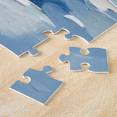 Shih Tzu inside Christmas Snow Globe Hat ジグソーパズル (側面)