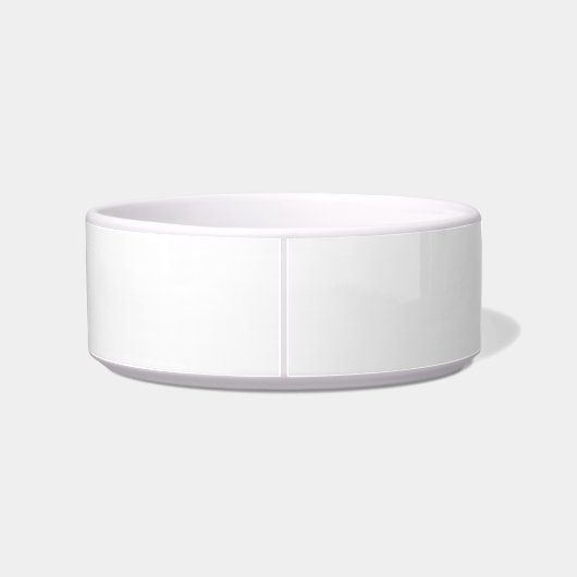 Shih Tzu Minimalist Line Art personalized bowl ボウル (裏面)