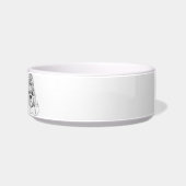 Shih Tzu Minimalist Line Art personalized bowl ボウル (右)