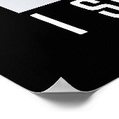 Shih Tzu Not fun cute cool dog Custom text ポスター (角)