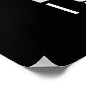 Shih Tzu Not fun cute dog lovers Custom Photo text ポスター (角)