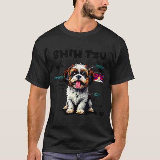 Shih Tzu Owner Funny Shih Tzu Lover  Tシャツ (正面)