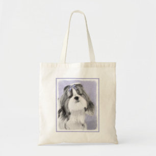Shih Tzu Painting - Cute Original Dog Art トートバッグ