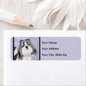 Shih Tzu Painting - Cute Original Dog Art ラベル (インサイチュ)