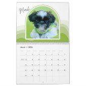 Shih-Tzu Puppies Photo Collage Calendar カレンダー (3月 2026)