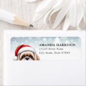 Shih Tzu Return Address Labels ラベル (インサイチュ)