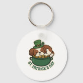 Shih Tzu Treasure Keeper St.Patrick's Day キーホルダー (正面)