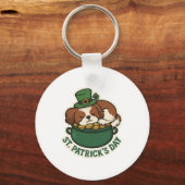 Shih Tzu Treasure Keeper St.Patrick's Day キーホルダー (正面)
