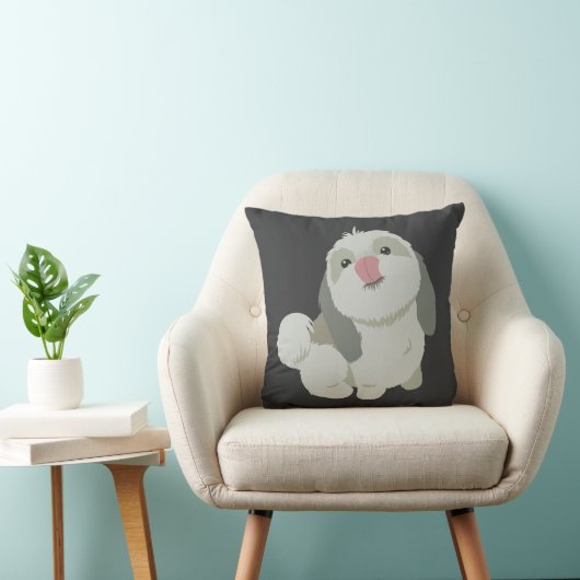 Shihtzuの枕 クッション (椅子)