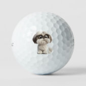 Shihtzu Golf Balls ゴルフボール (正面)