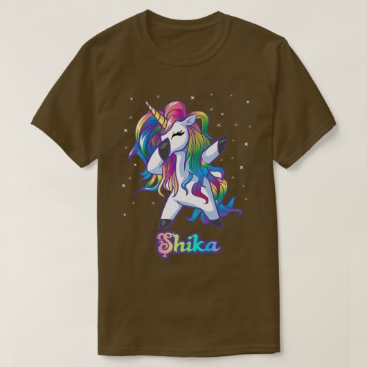 SHIKA Unicorn Gives For Girls W誕生日 Tシャツ (デザイン正面)